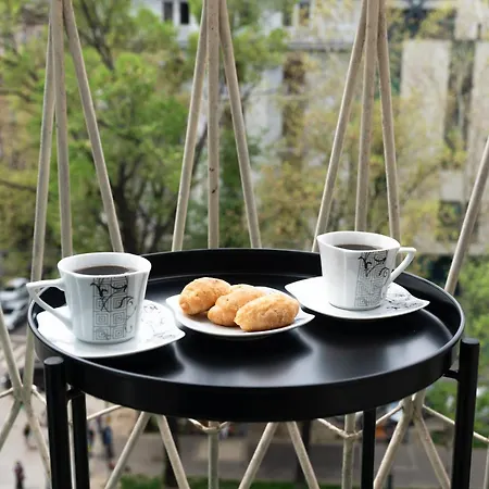 Stepup Apartment, Downtown Bucharest, Center, Balcony View *